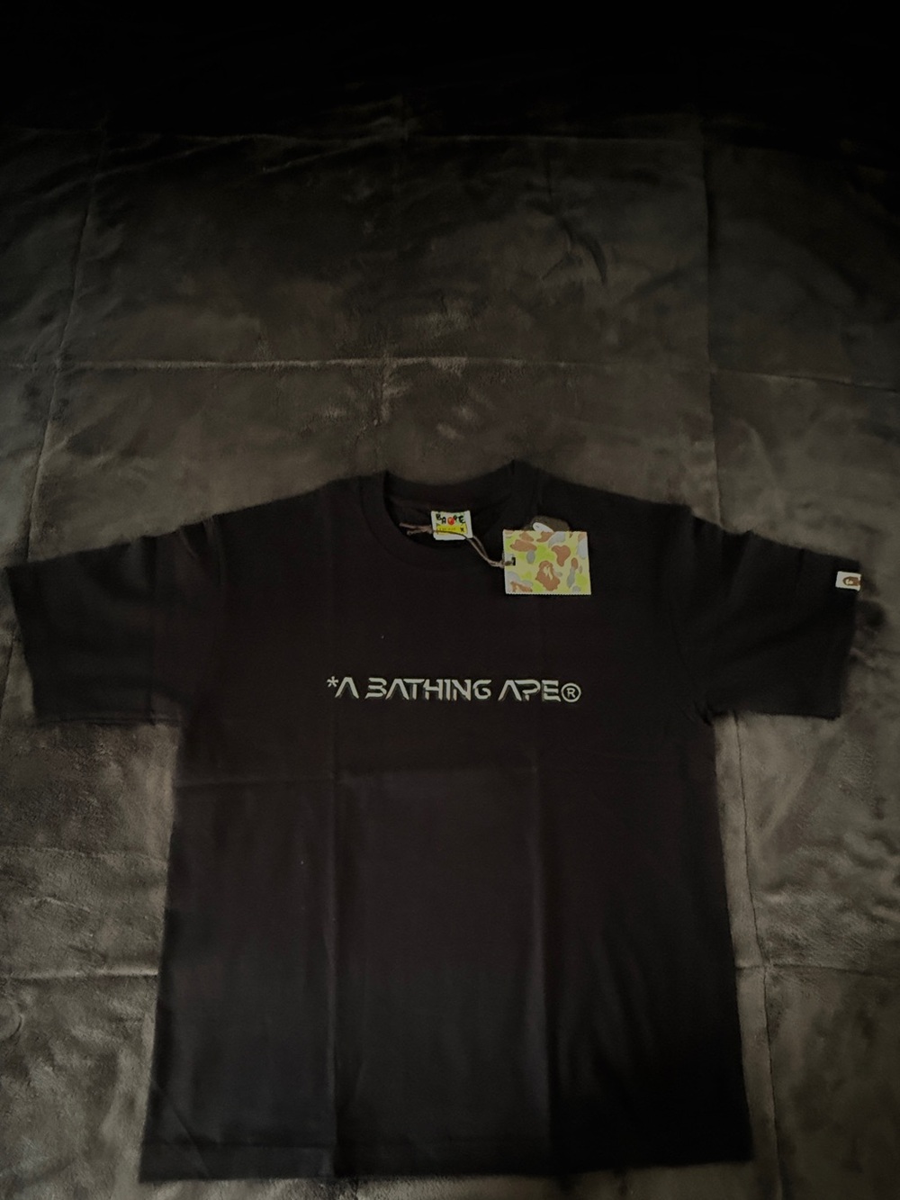 Black bape shirt size M